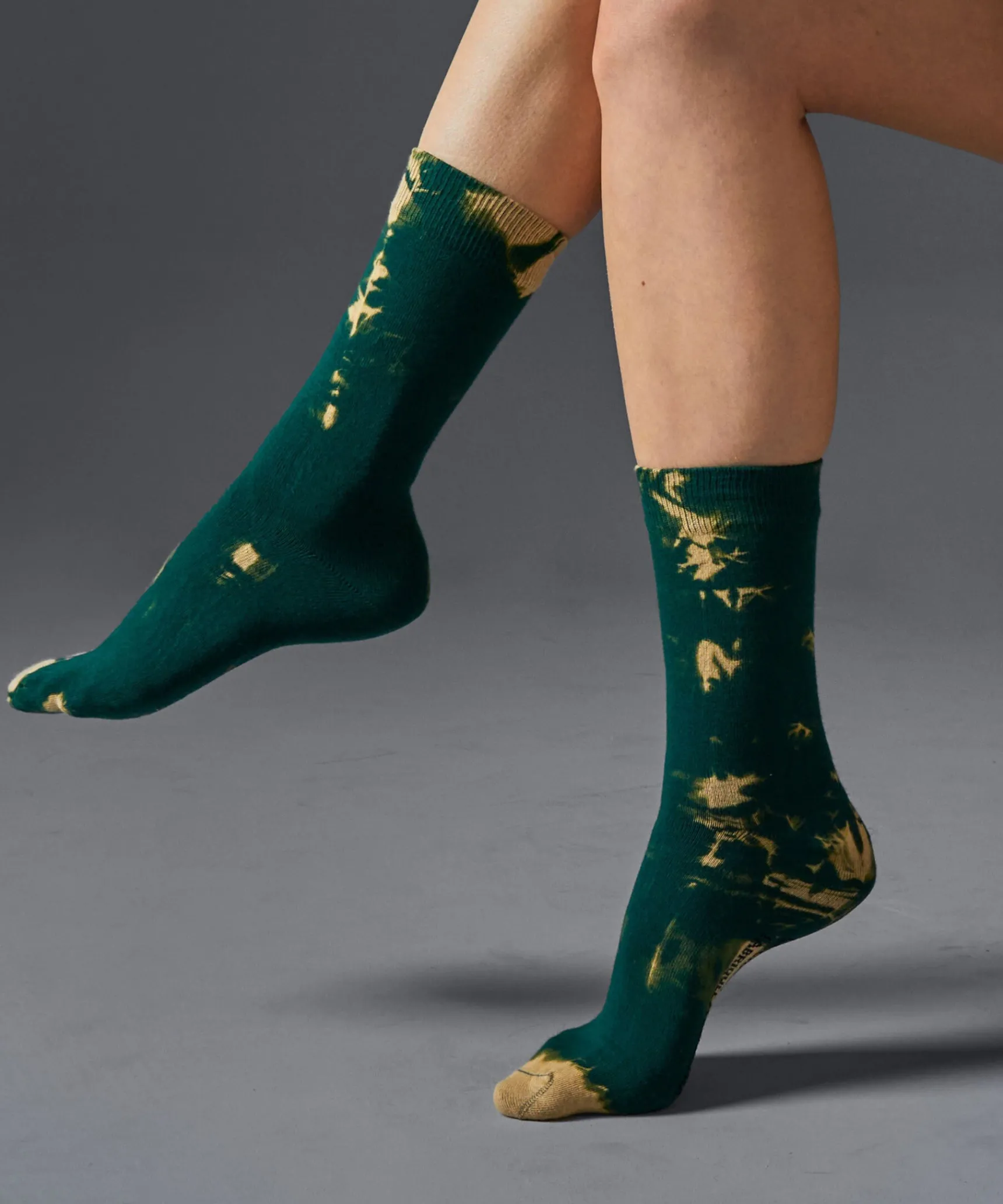 New Rodier La chaussette tie & dye vert foncé