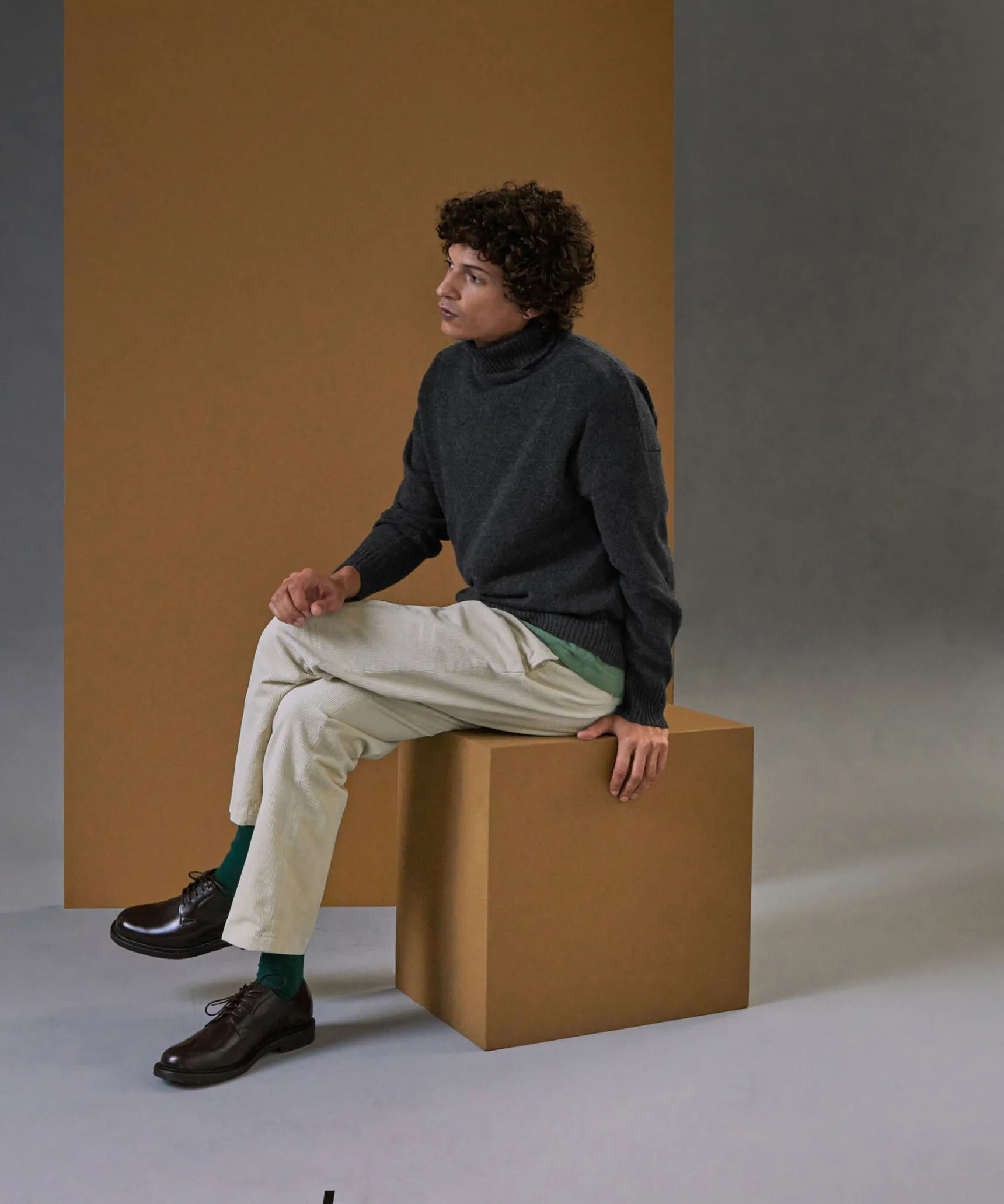 Outlet Rodier La chaussette unisexe vert foncé