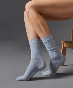 Online Rodier La chaussette unisexe gris chiné