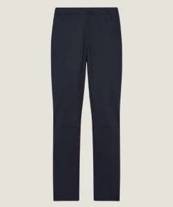 Online Rodier Legging en cuir stretch bleu marine
