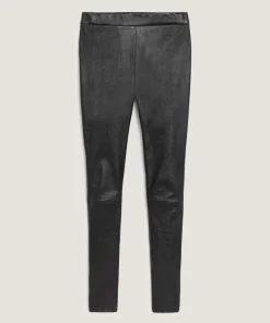 Best Rodier Legging en cuir stretch noir