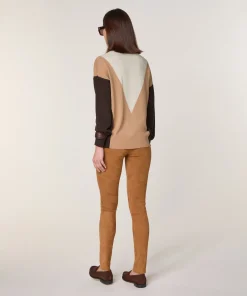 New Rodier Legging en peau d'agneau stretch chamois