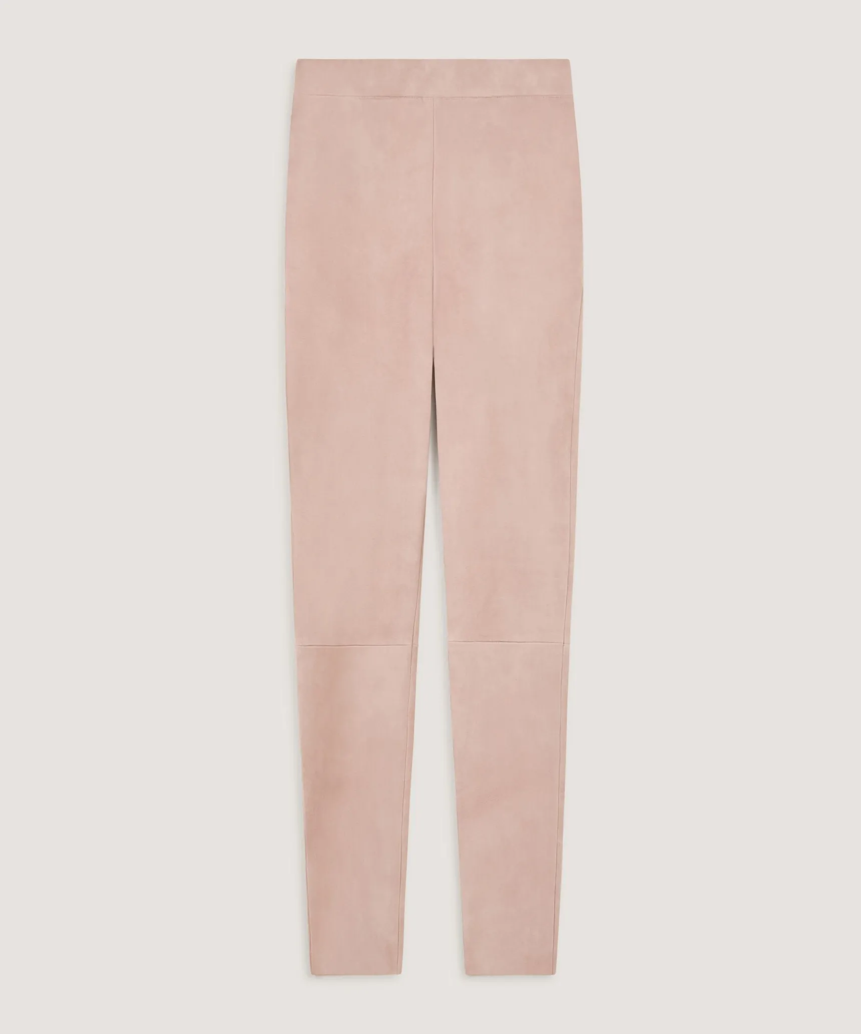 Hot Rodier Legging en peau d'agneau stretch beige