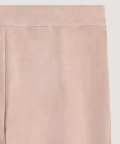 Hot Rodier Legging en peau d'agneau stretch beige