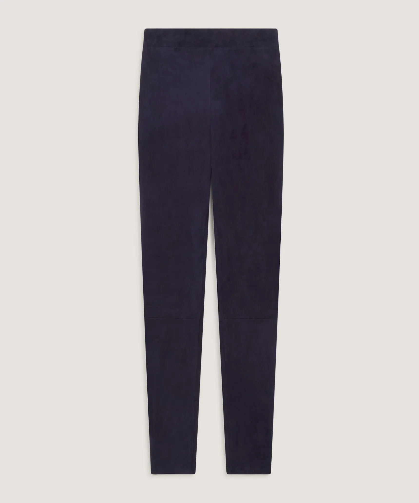 Online Rodier Legging en peau d'agneau stretch bleu marine