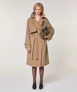 New Rodier Manteau en laine marron camel