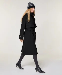Best Rodier Manteau en laine noir