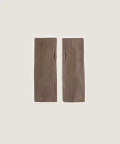 Online Rodier Mitaine en cachemire marron havane