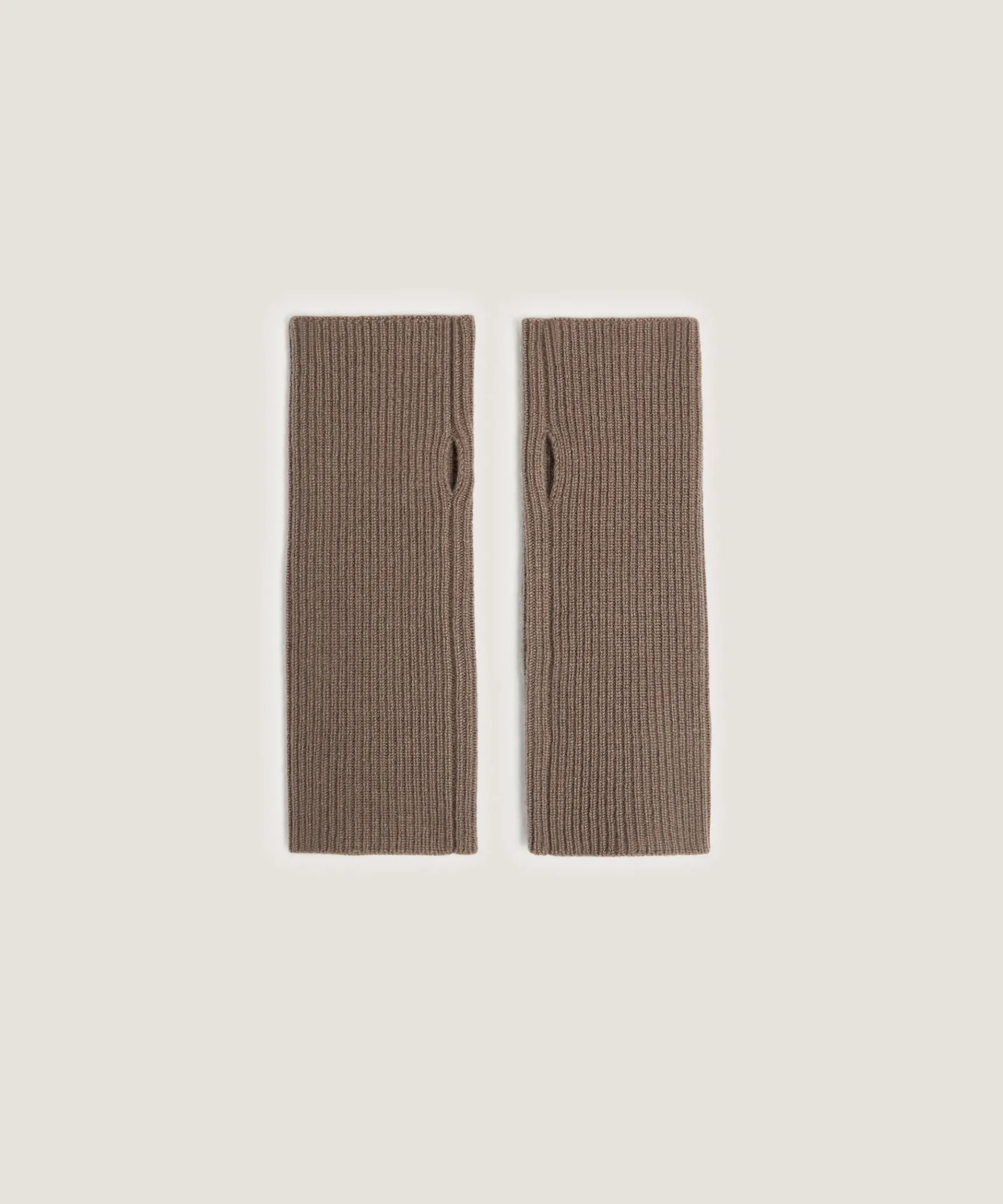 Online Rodier Mitaine en cachemire marron havane