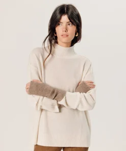 Hot Rodier Mitaine en cachemire beige