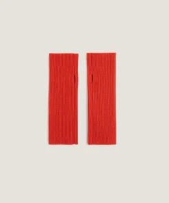 Clearance Rodier Mitaine en cachemire orange
