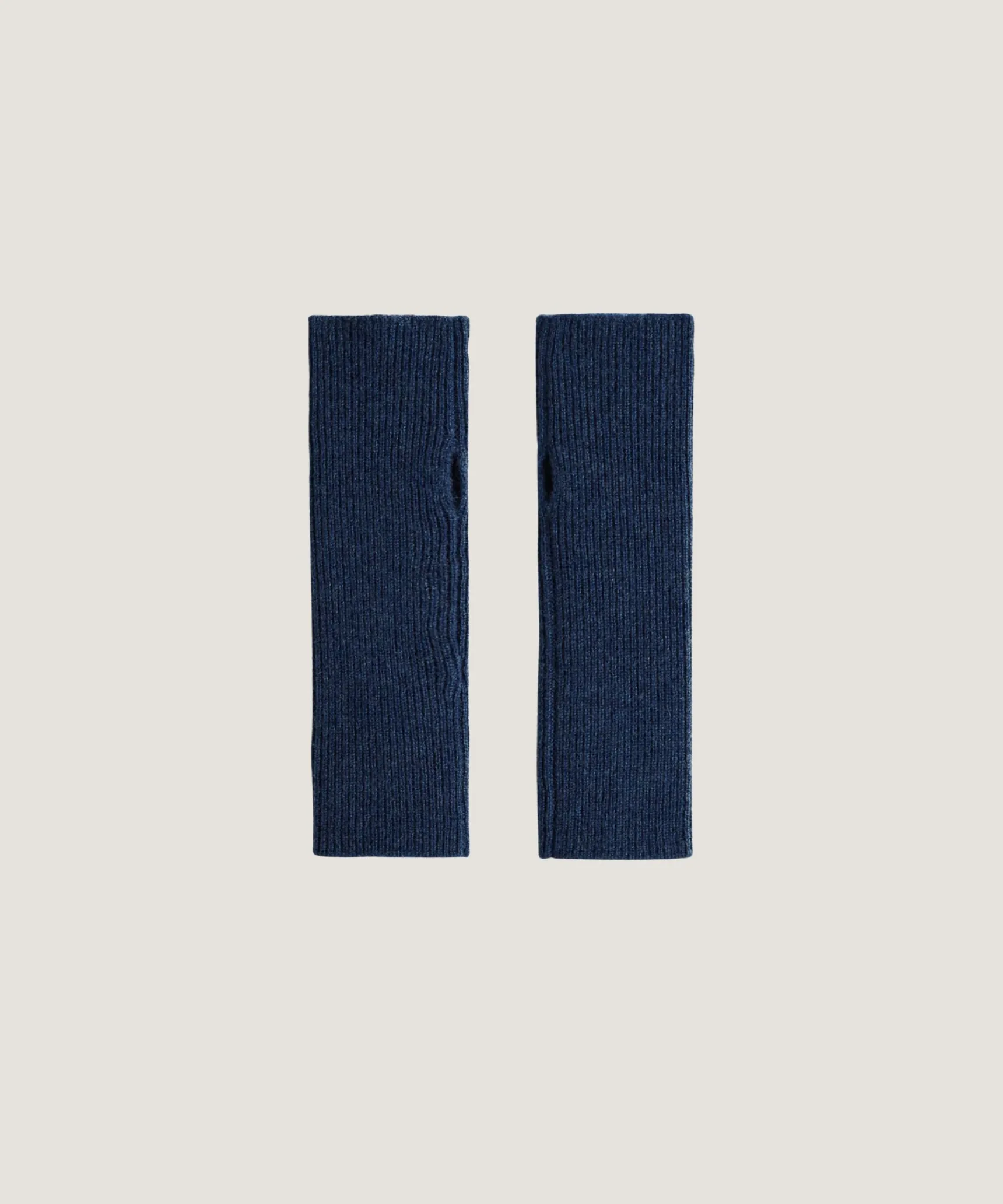 Sale Rodier Mitaines en cachemire bleu denim