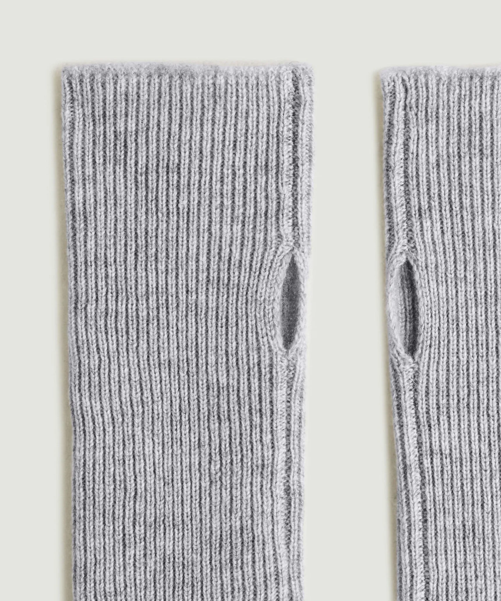 New Rodier Mitaines en cachemire gris clair