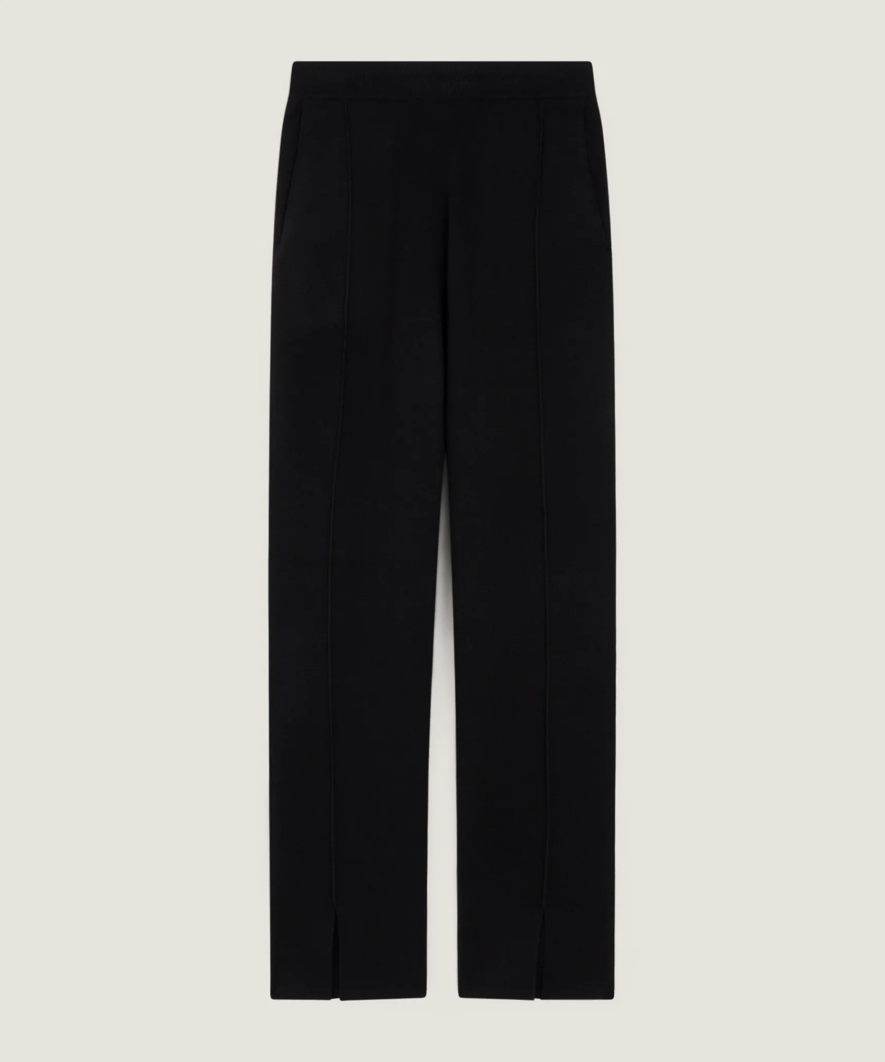 Clearance Rodier Pantalon cigarette en maille milano noir