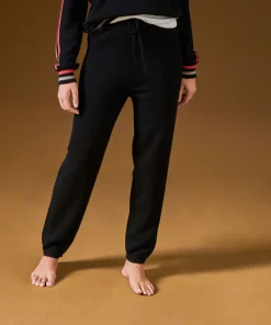Sale Rodier Pantalon droit en cachemire noir