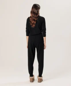 Online Rodier Pantalon jogging en cachemire noir
