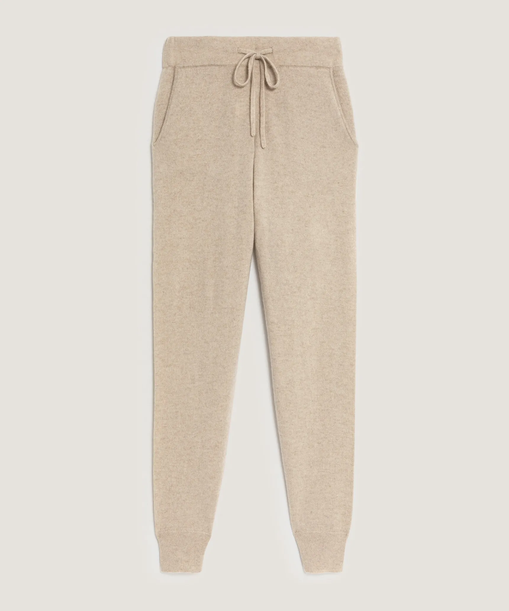 Best Rodier Pantalon jogging en cachemire 2 fils beige