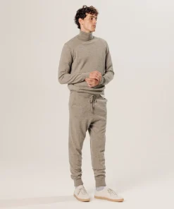 Discount Rodier Pantalon jogging en cachemire beige
