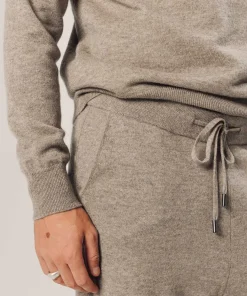 Discount Rodier Pantalon jogging en cachemire beige