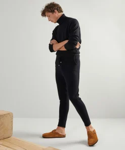 Online Rodier Pantalon jogging homme en cachemire 2 fils noir