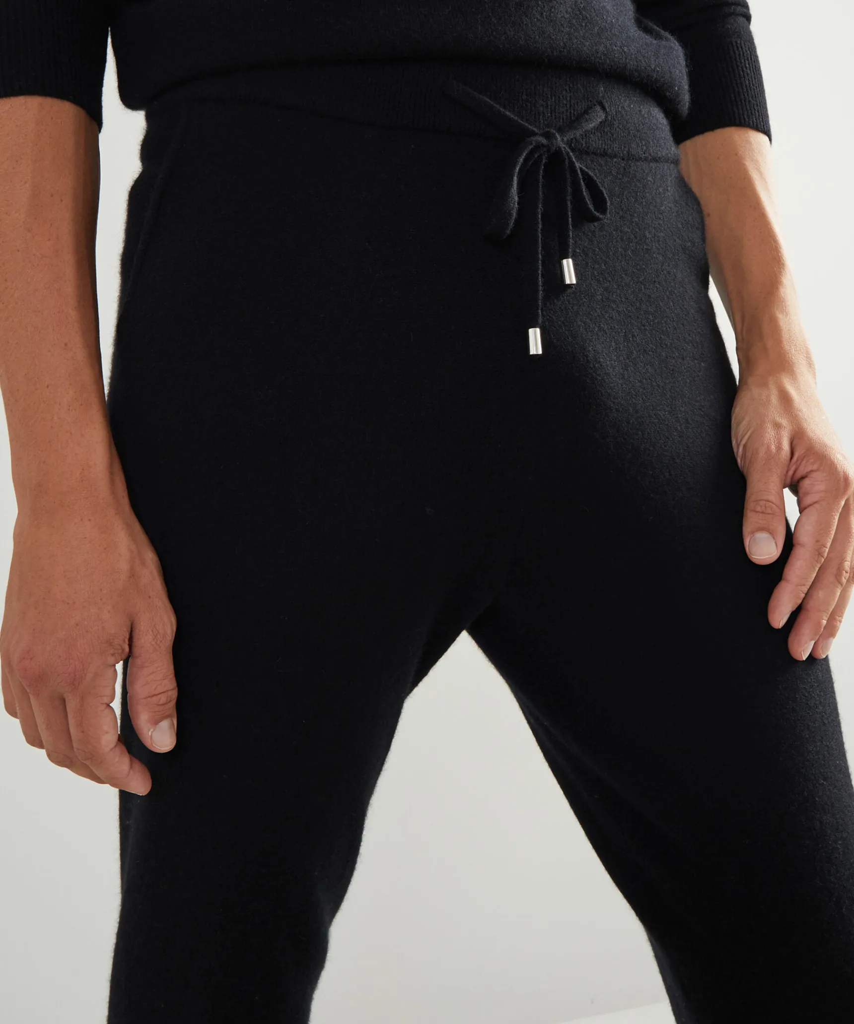 Online Rodier Pantalon jogging homme en cachemire 2 fils noir
