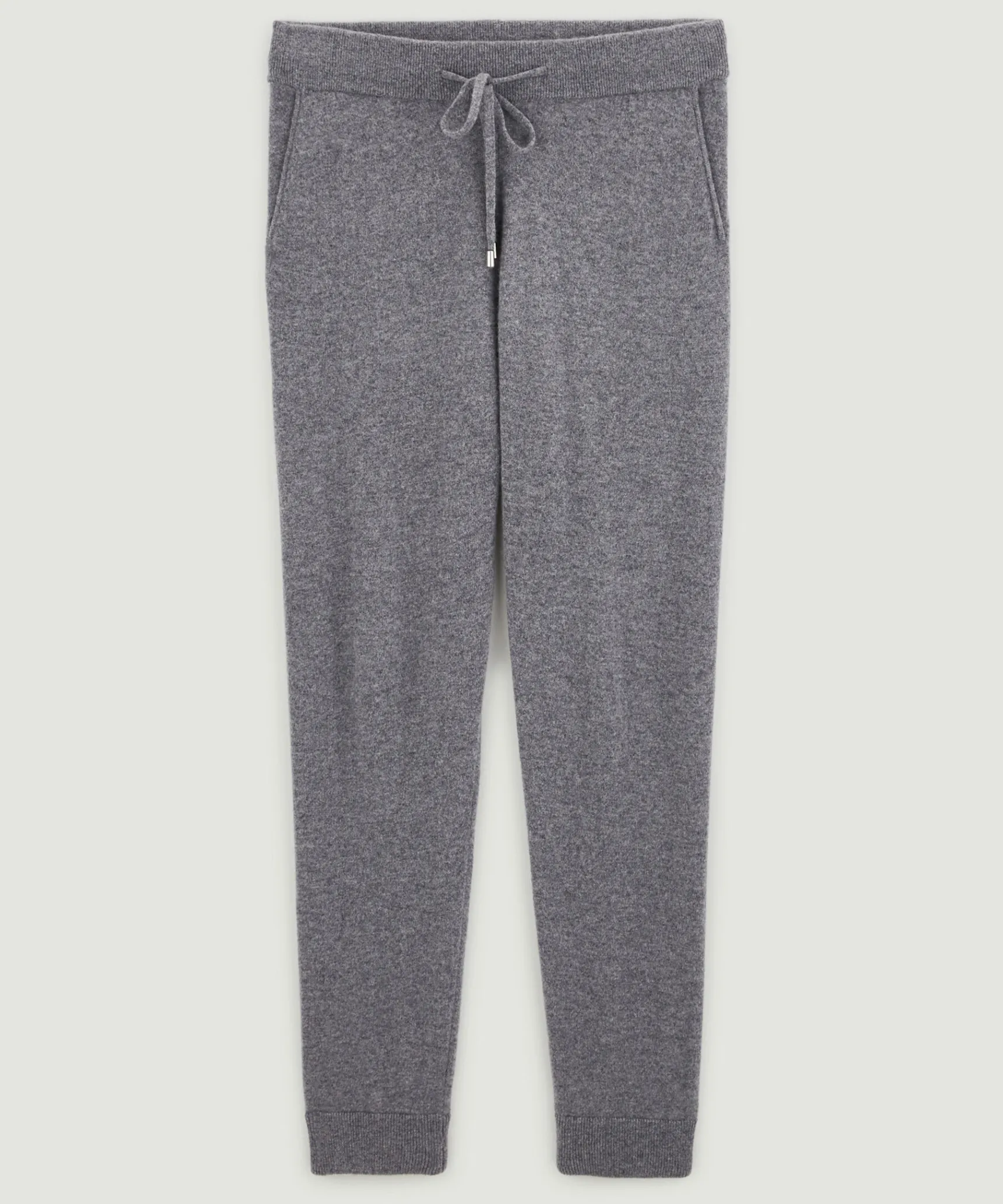 Clearance Rodier Pantalon jogging homme en cachemire 2 fils gris moyen