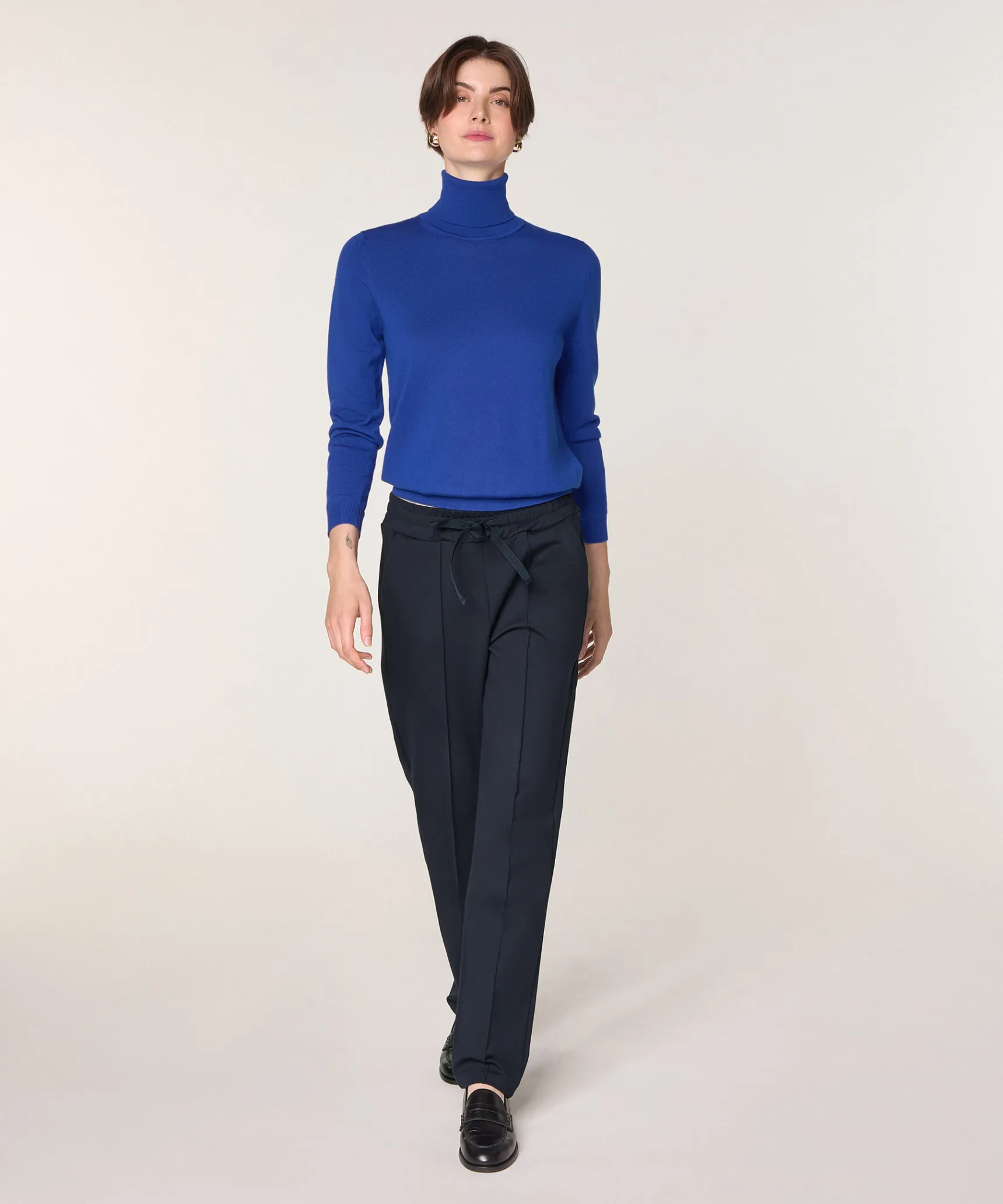 Outlet Rodier Pantalon jogging milano bleu marine
