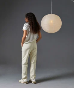 Hot Rodier Pantalon jogging milano blanc écru