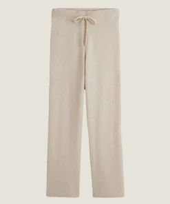 Hot Rodier Pantalon large en cachemire blanc crème