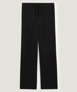 Best Rodier Pantalon large en cachemire noir