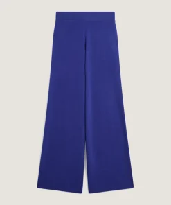Sale Rodier Pantalon large en laine mérinos bleu outremer