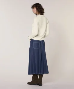 Clearance Rodier Polo à côtes blanc écru