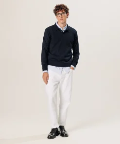 Discount Rodier Polo en laine mérinos bleu nuit