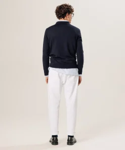 Discount Rodier Polo en laine mérinos bleu nuit