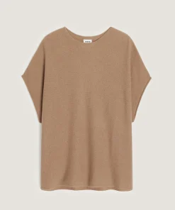 Hot Rodier Poncho cachemire marron camel