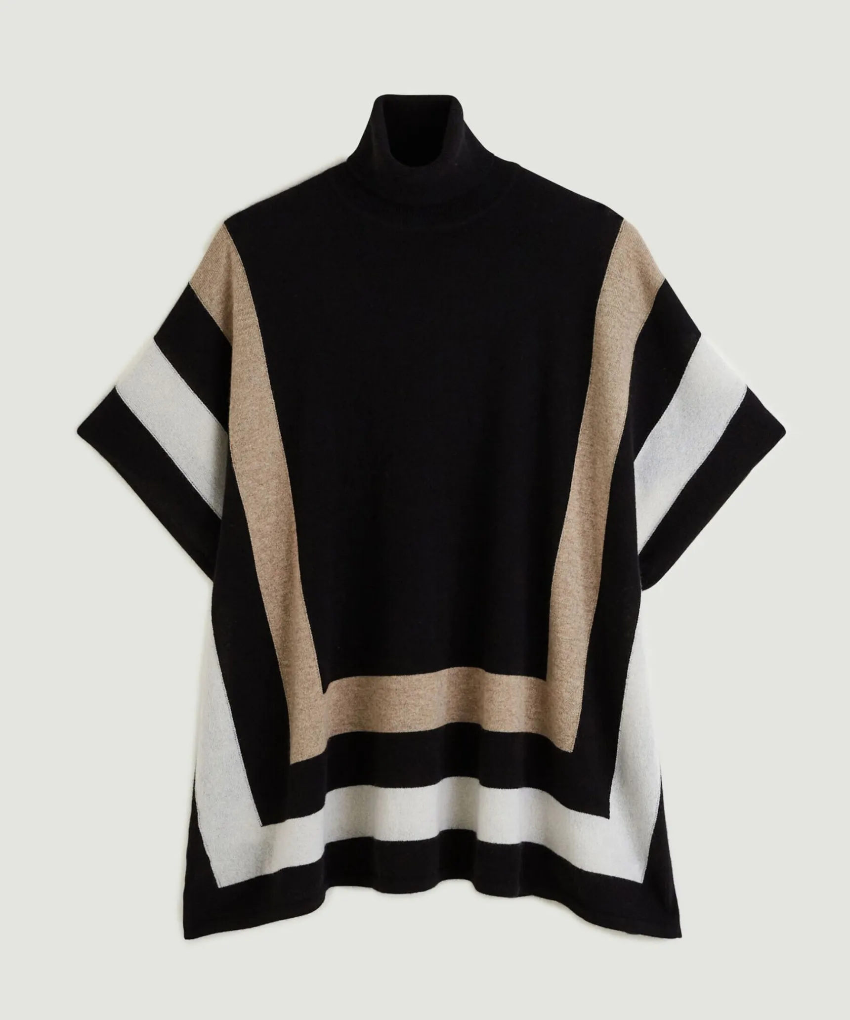 Rodier Poncho en cachemire noir