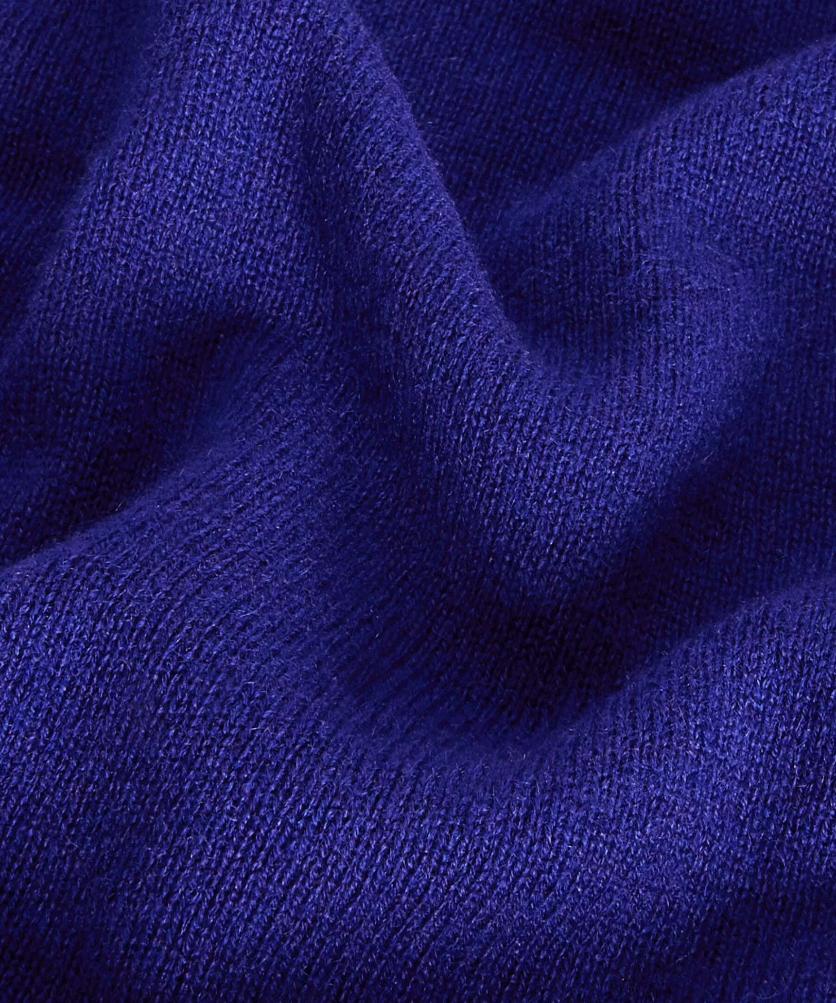 Discount Rodier Poncho manches 3/4 cachemire bleu outremer