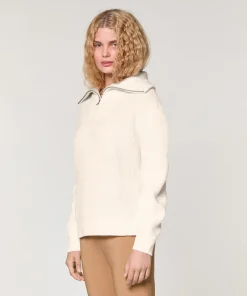 Clearance Rodier Pull camionneur blanc écru