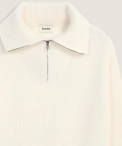Clearance Rodier Pull camionneur blanc écru