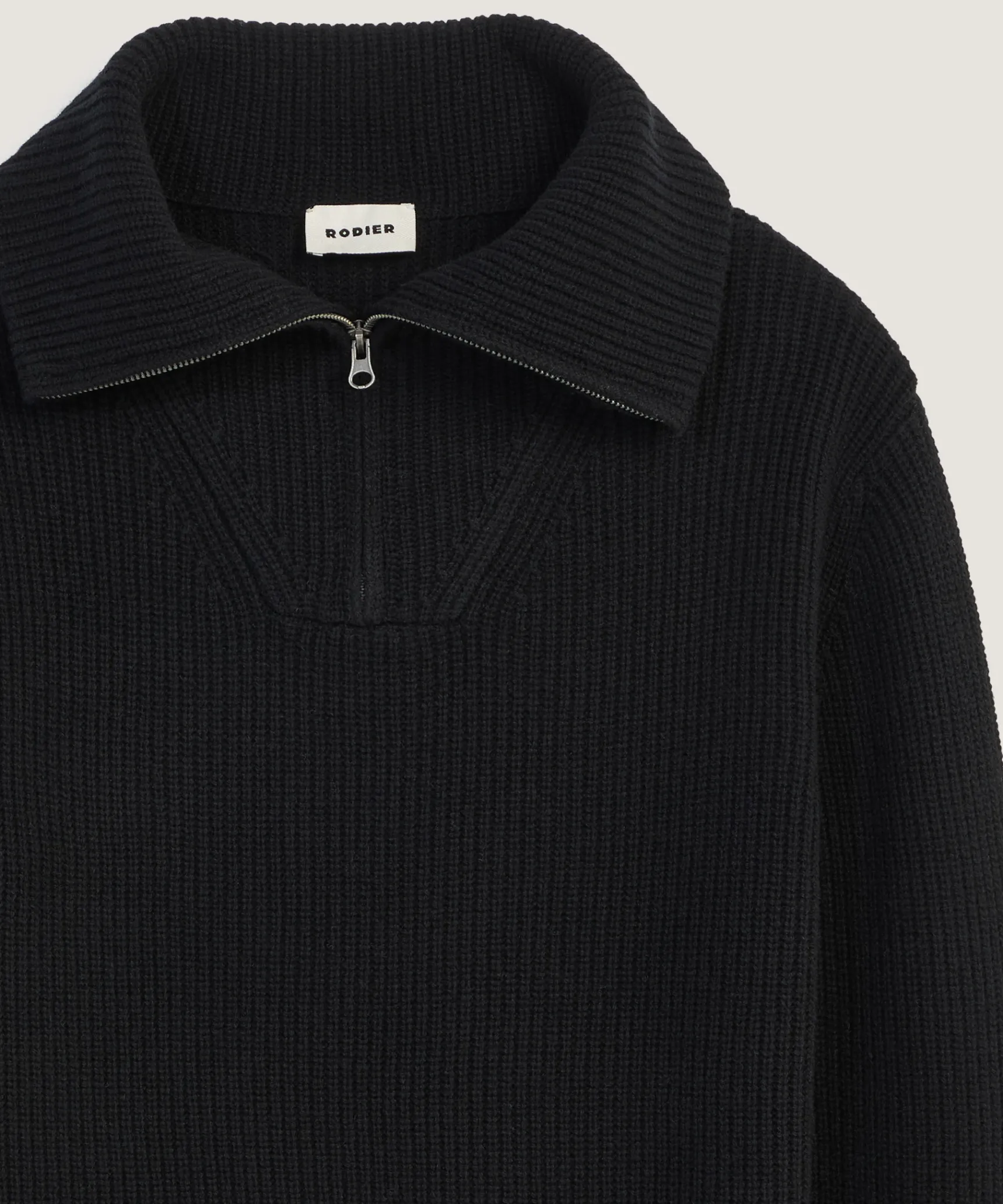 Clearance Rodier Pull camionneur noir