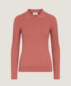 Best Rodier Pull chaussette col polo bois de rose