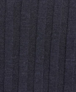 Clearance Rodier Pull chaussette col polo bleu denim