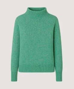 Outlet Rodier Pull col cheminé chiné vert