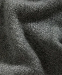 New Rodier Pull col rond en cachemire gris moyen