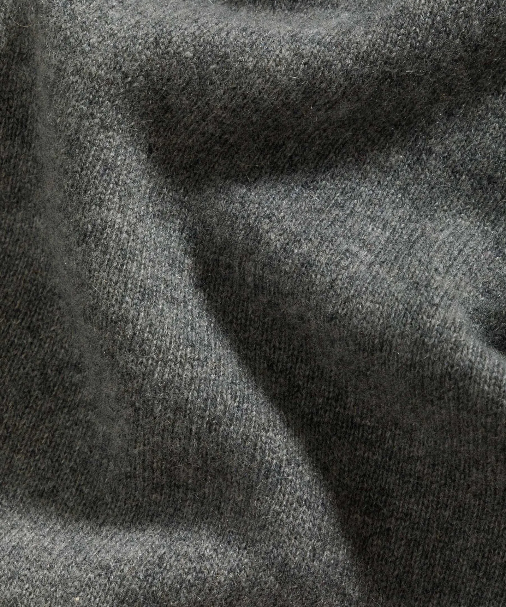 New Rodier Pull col rond en cachemire gris moyen