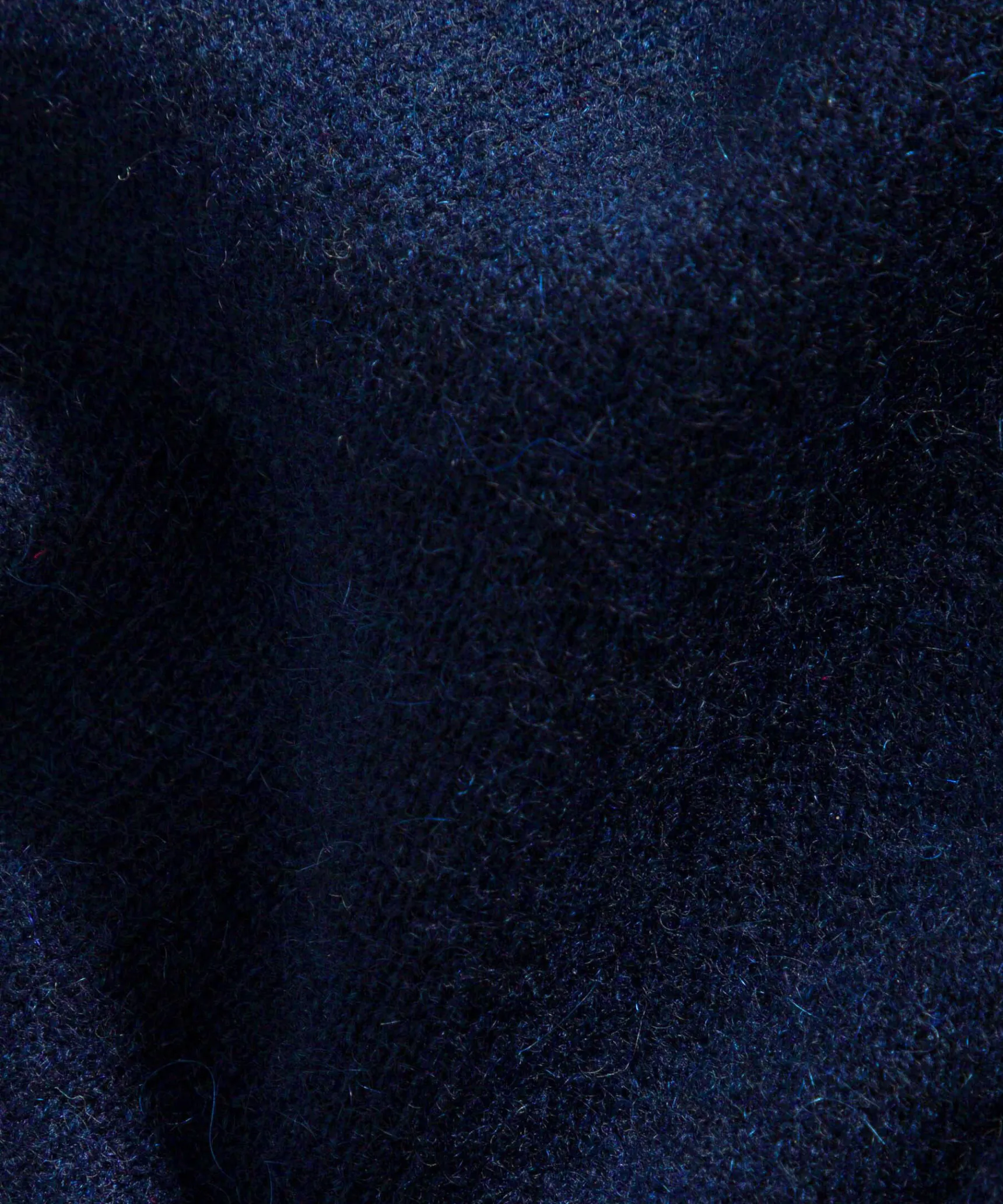 Outlet Rodier Pull col rond en cachemire bleu nuit