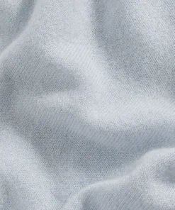 Discount Rodier Pull col rond en cachemire bleu ciel