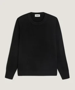 New Rodier Pull col rond en cachemire noir