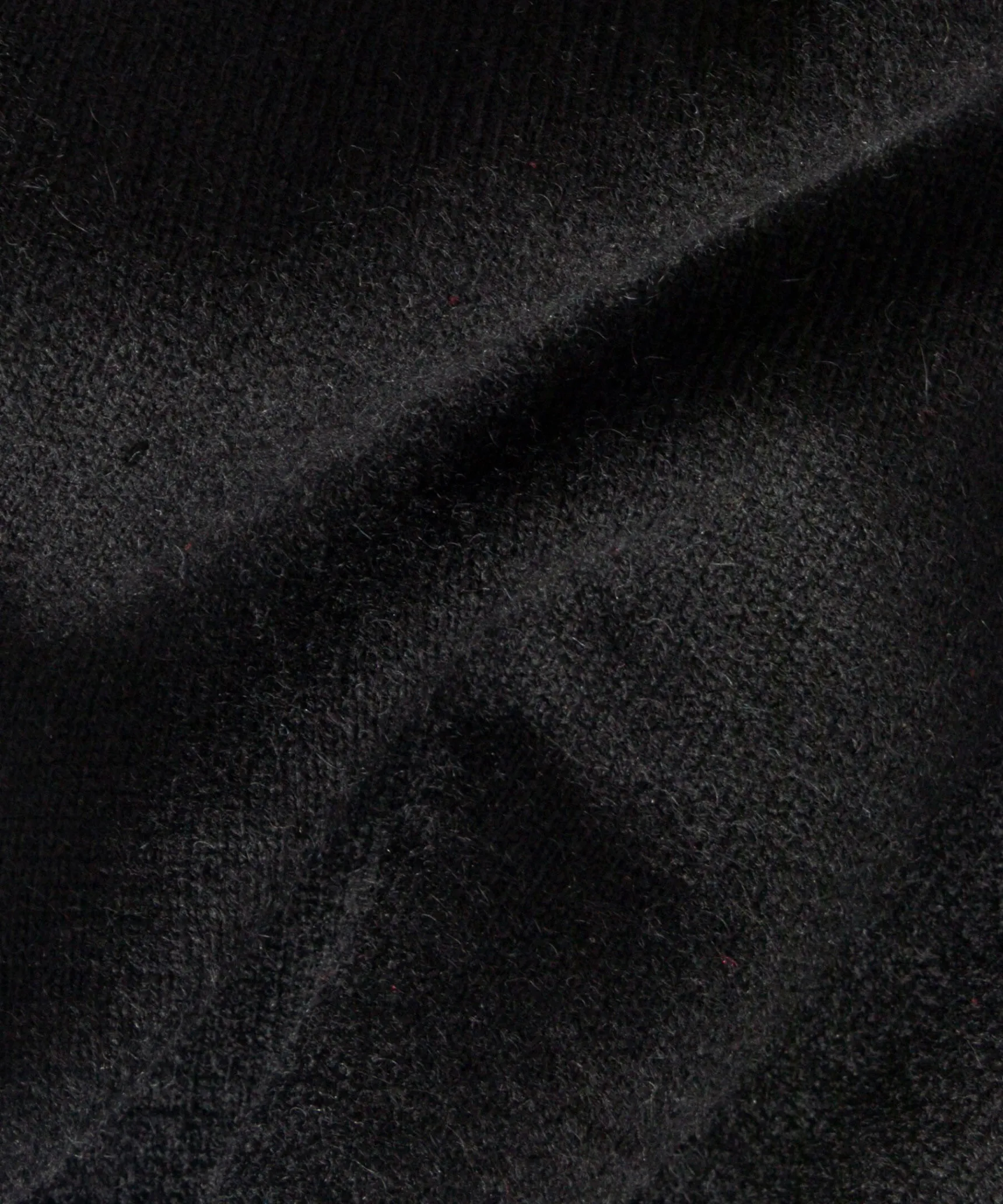New Rodier Pull col rond en cachemire noir