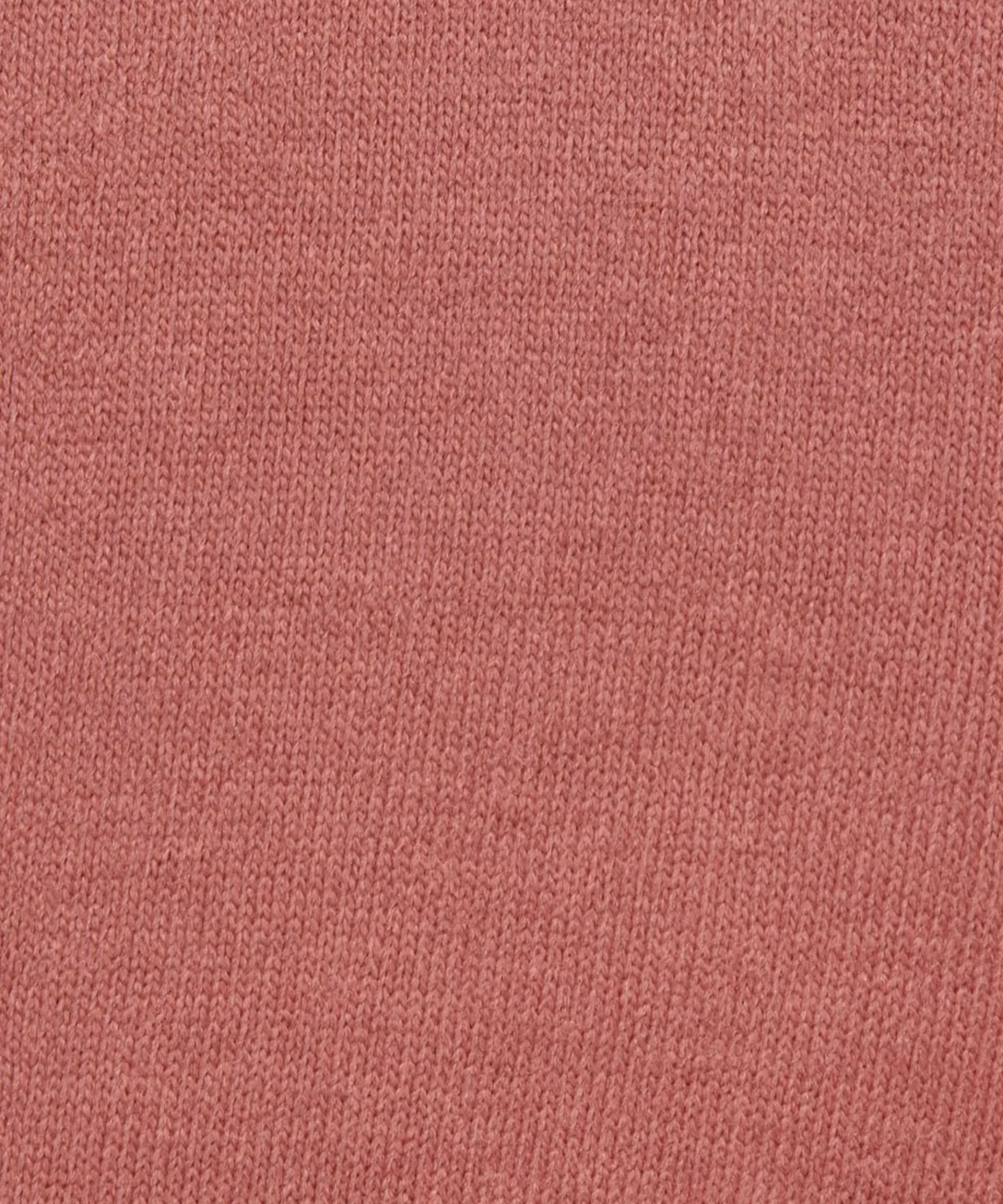 Rodier Pull col rond en maille fine bois de rose